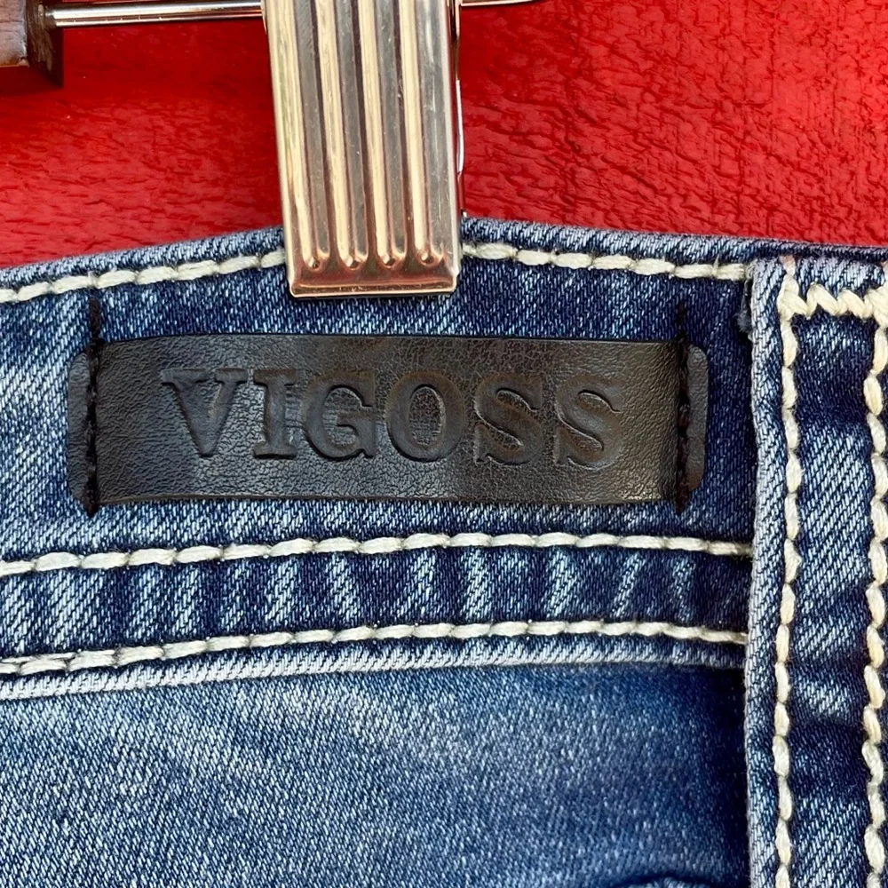 Vigoss slim bootcut embroidered jeans - Picture 9 of 12